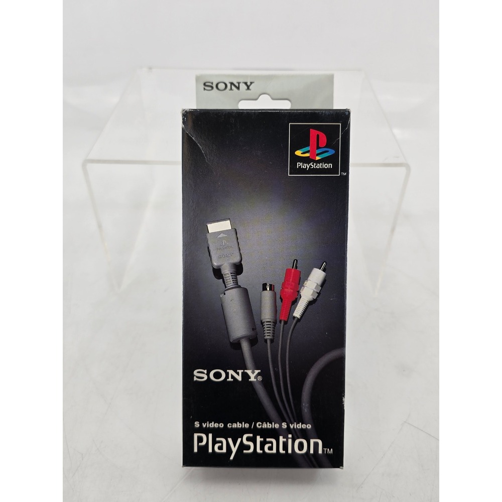 Sony S-Video Cable‎ PlayStation Accessories Grey SCPH-1100 Retro Gaming - Good